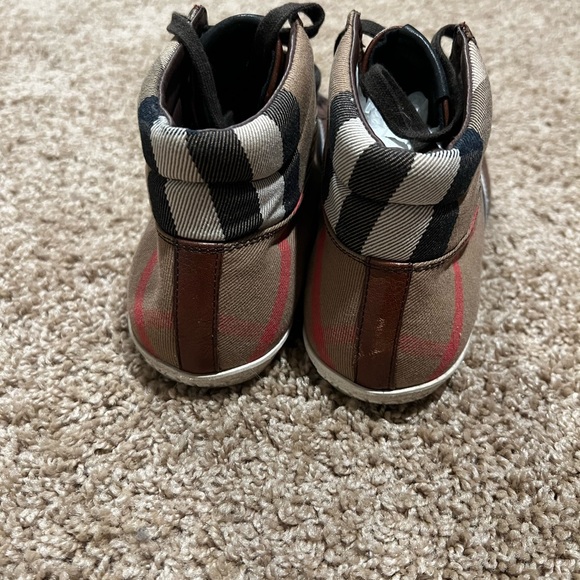 Mens Burberry Check Hightops - Picture 4 of 6